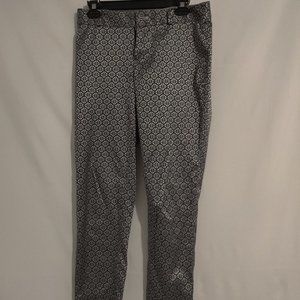 Banana Republic Camden Shiny Silver Pants